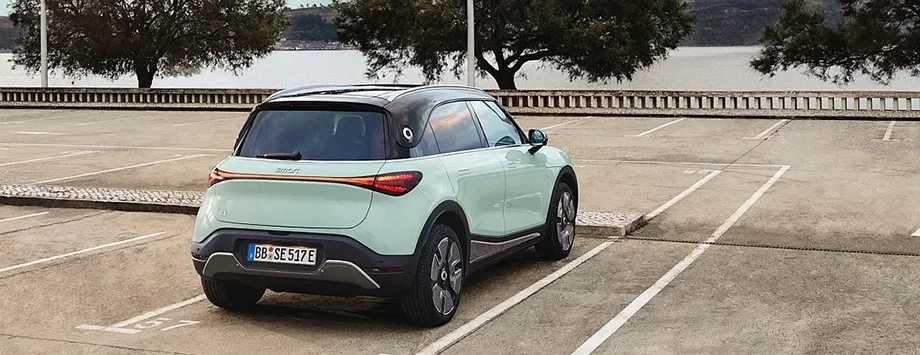 nuova smart #1 design posteriore