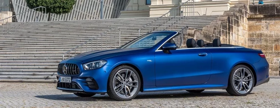 mercedes classe e cabrio amg esterni blu