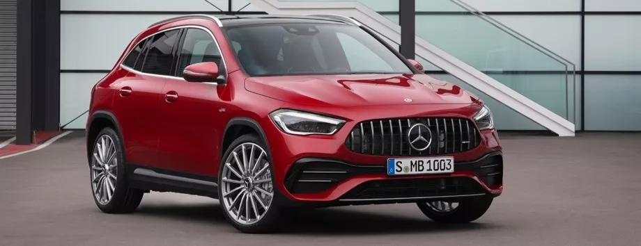 mercedes gla 35 amg design esterno frontale