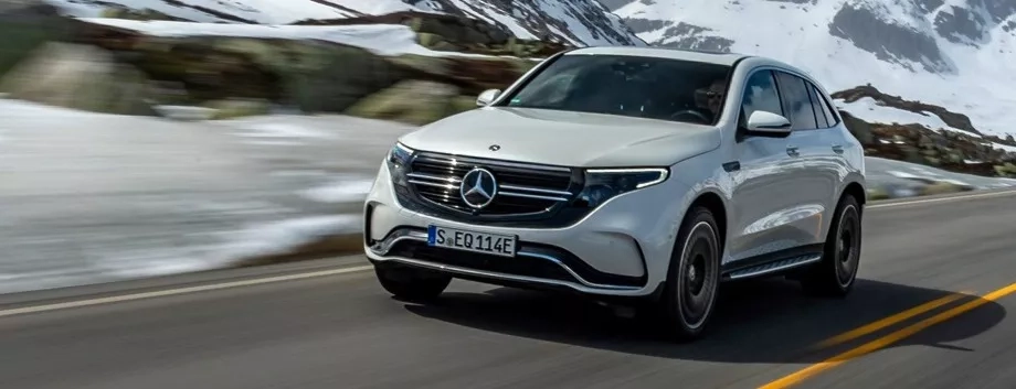 mercedes eqc nuova offerta bianca frontale