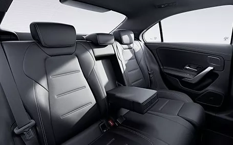 interni classe a sedan sedili posteriore