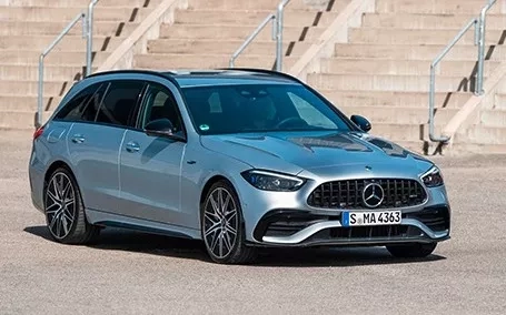 mercedes classe c amg sw design esterno grigia