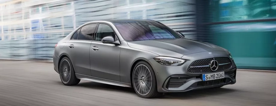 mercedes classe c berlina grigio opaco