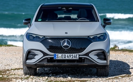 Mercedes EQE SUV mascherina radiatore con Mercedes-Benz Pattern