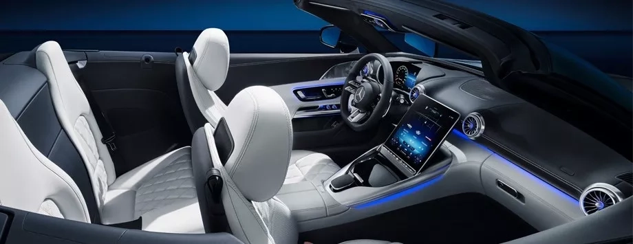 nuova mercedes sl amg design interni