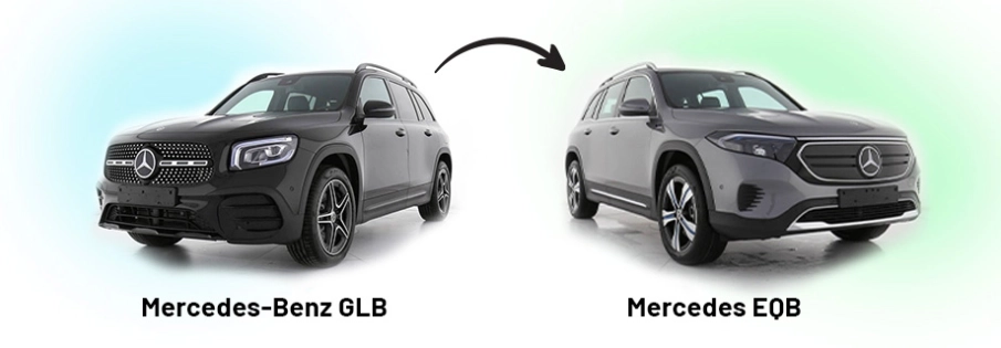 mercedes glb e mercedes eqb elettrica