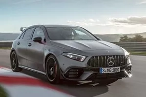 mercedes classe a 45 s amg grigia