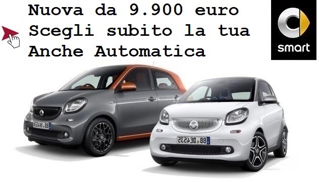 Smart a 98€* al mese. Dopo 2 anni sei libero di restituirla.