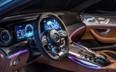 mercedes amg gt 4 coupe interni