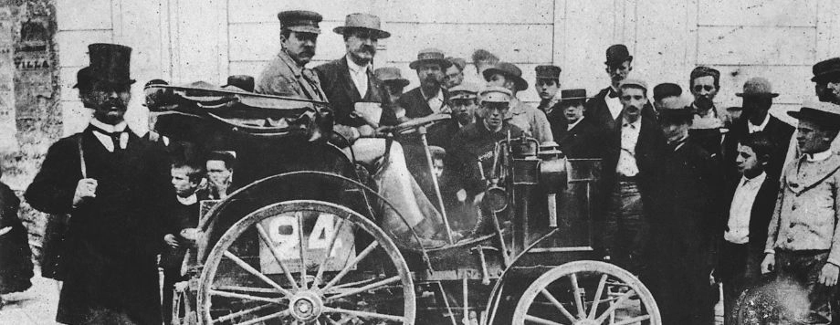 Prima auto con volante