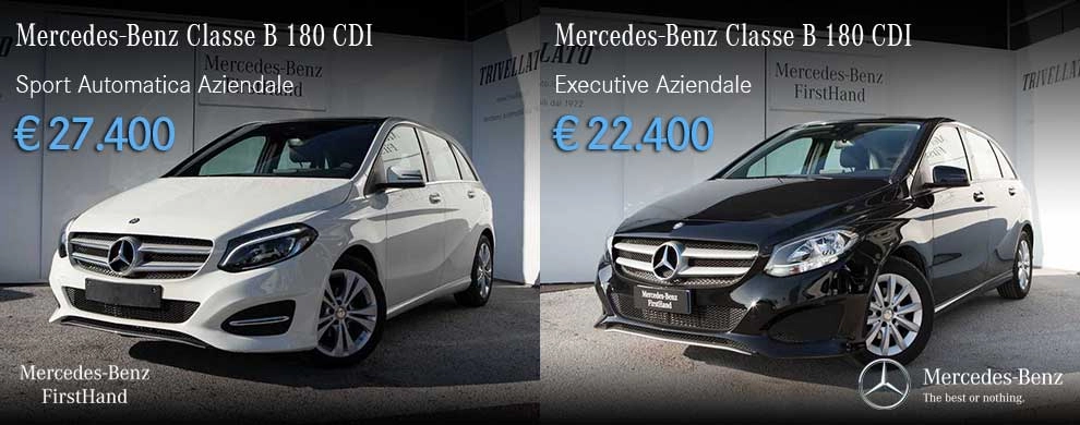 Offerta Mercedes Classe B Usata Aziendale