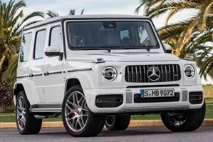 mercedes classe g amg bianca