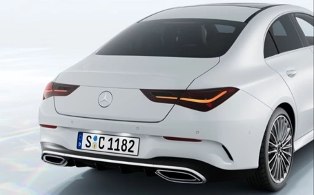 mercedes cla coupe esterni coda