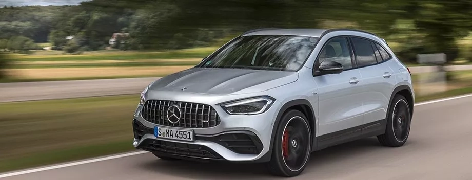mercedes gla 45 amg design esterno