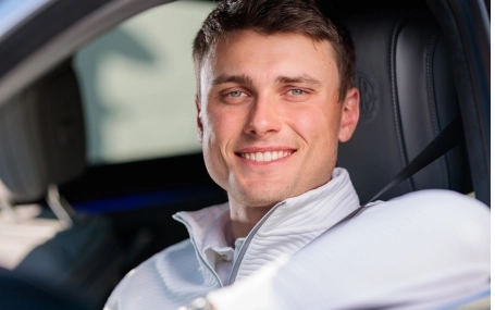 Ludvig Aberg mercedes