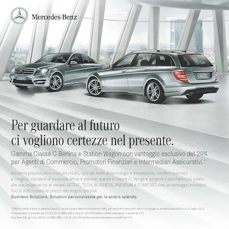 Esclusivi vantaggi su Mercedes Classe C Business