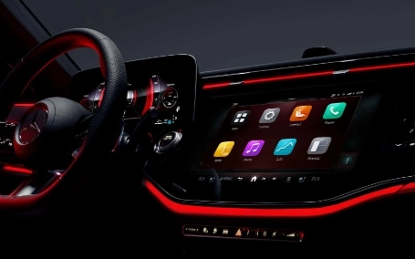 app di terze parti sull'Mbux di nuova Mercedes Classe E