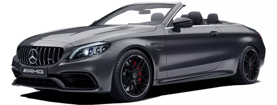 Mercedes Classe C Cabrio AMG vista frontale