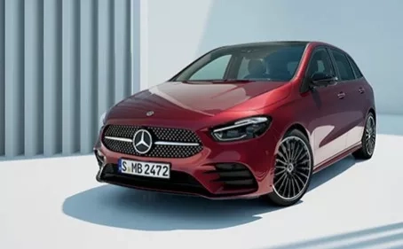mercedes classe b rossa frontale