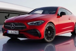 sezione anteriore di nuova Mercedes CLE Coupé