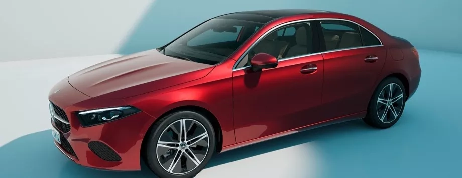 nuova classe a sedan 2023 design esterno