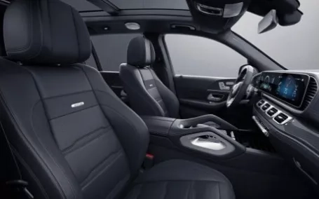 mercedes gls amg interni sedili anteriori neri