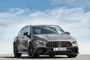 mercedes cla amg shooting brake vista frontale