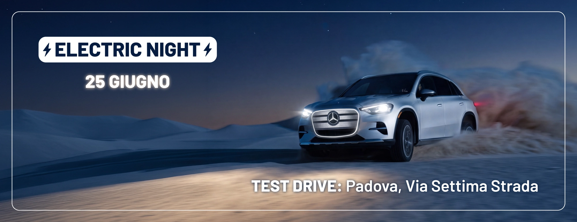 Trivellato Electric Night: test drive notturno