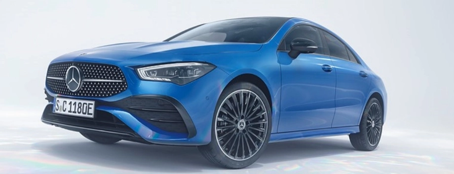 mercedes cla coupe design frontale