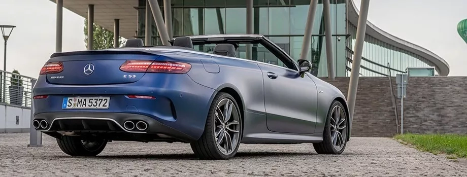 nuova Mercedes Classe E AMG Cabrio design posteriore