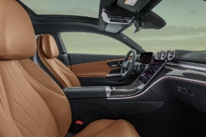 gli interni della nuova CLE Coupé Mercedes