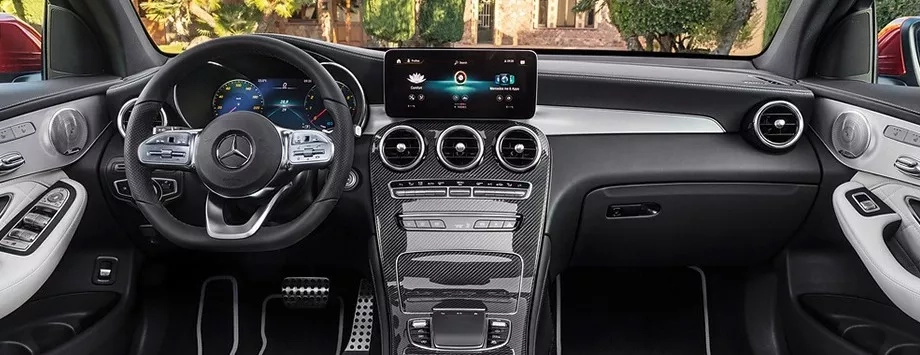 mercedes glc coupe interni plancia