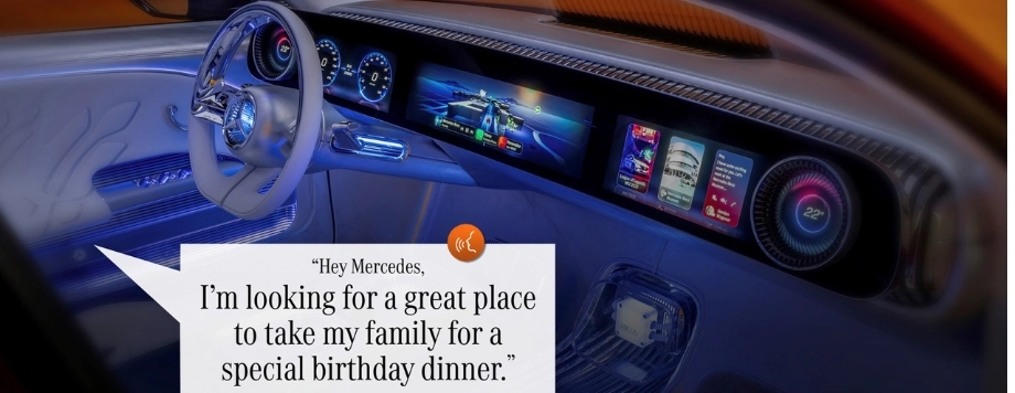 MBUX con Google assistente virtuale