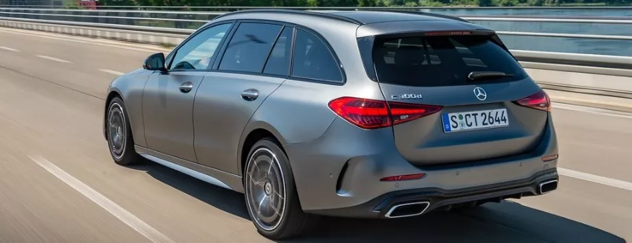 mercedes classe c station posteriore