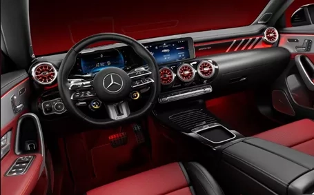 nuova cla amg restyling 2023 interni