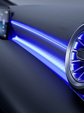 nuova classe a 2023 illuminazione d'atmosfera a 64 colori