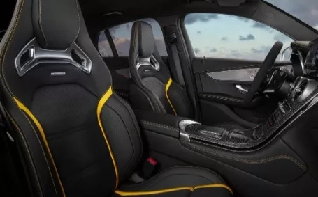 mercedes glc coupe amg interni sedili