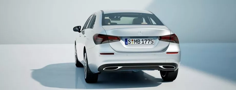 nuova mercedes classe a sedan design posteriore