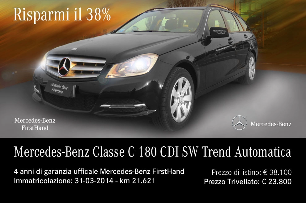 Offerta Mercedes Jahreswagen