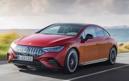 mercedes eqe amg rossa front