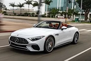 mercedes sl amg vista frontale