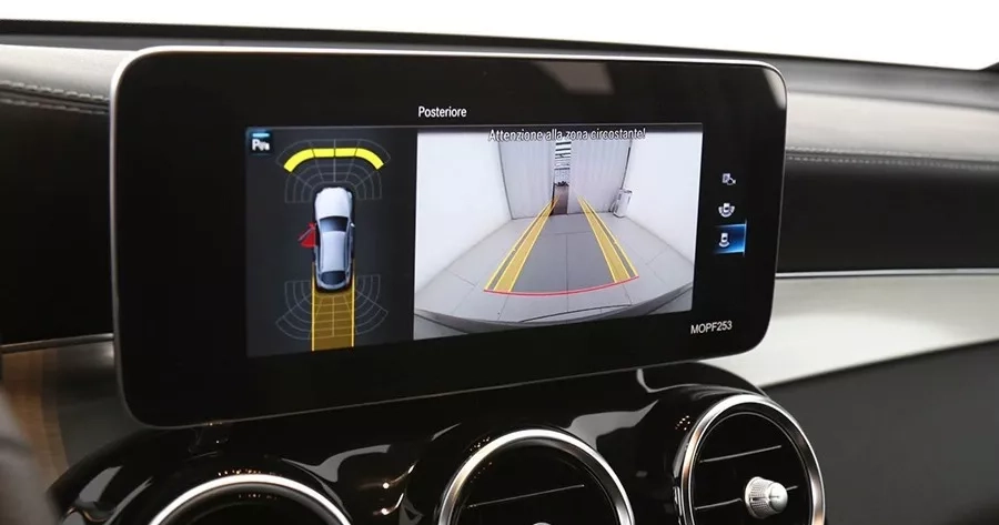 mercedes glc coupe offerta interni telecamera parcheggio