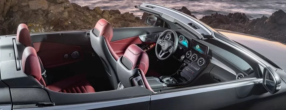 mercedes classe c cabrio interni