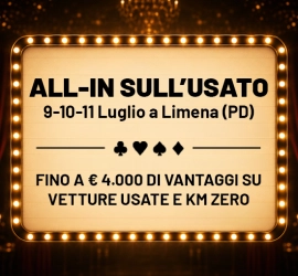All-In: tre mani, tre vantaggi sull'usato certificato Trivellato e KM0
